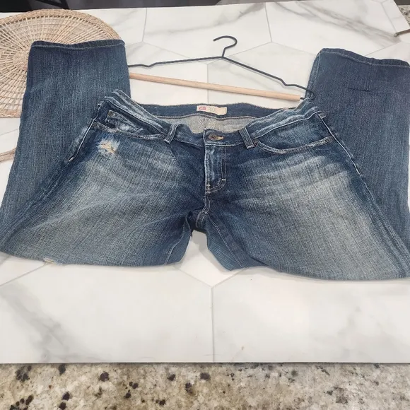 [ Buckle Denim ] cutest ever~vintage vibes DISTRESSED blue jean size 31 star fit