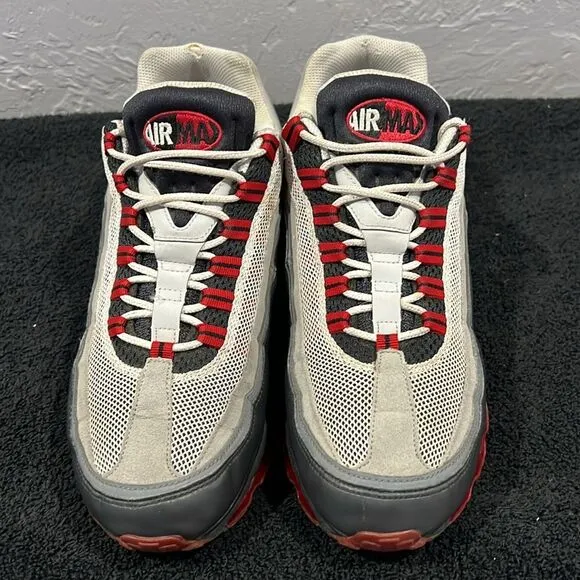 🔥🔥 NIKE Air Max 24-7 Shoes Volt Black Red Gray 397252-001 2010 Men Sz 11.5 - E