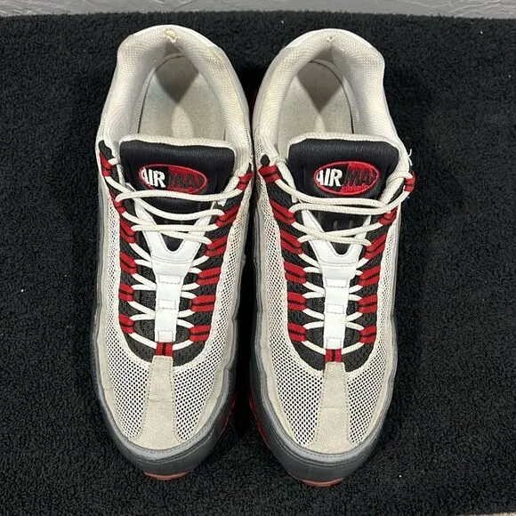 🔥🔥 NIKE Air Max 24-7 Shoes Volt Black Red Gray 397252-001 2010 Men Sz 11.5 - E