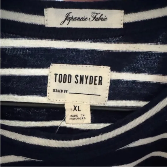 ✨✨ NWT Todd Snyder Japanese Nautical Striped Tee | Classic Breton Stripes |