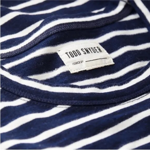 ✨✨ NWT Todd Snyder Japanese Nautical Striped Tee | Classic Breton Stripes |