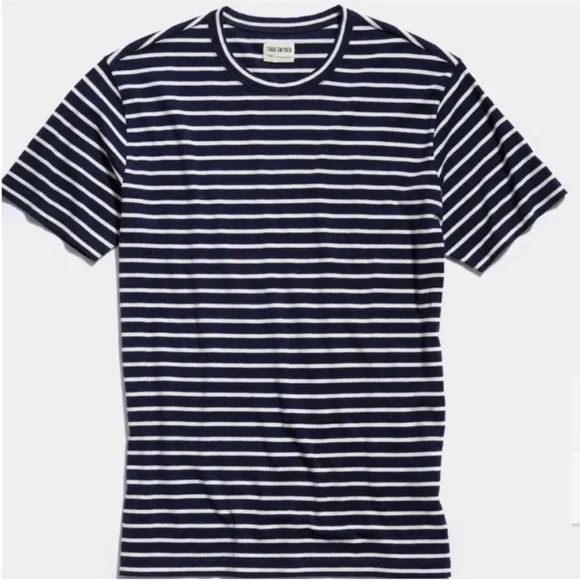 ✨✨ NWT Todd Snyder Japanese Nautical Striped Tee | Classic Breton Stripes |
