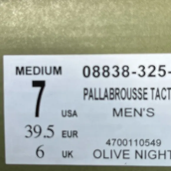 🆕 Palladium Men's Pallabrousse Tactical Green Boots.