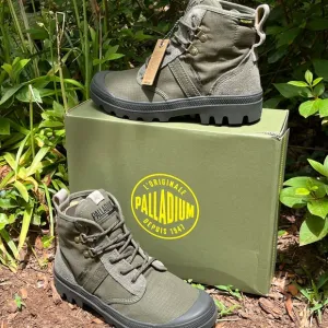 🆕 Palladium Men's Pallabrousse Tactical Green Boots.