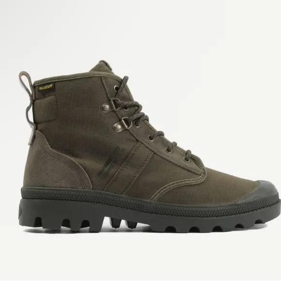 🆕 Palladium Men's Pallabrousse Tactical Green Boots.