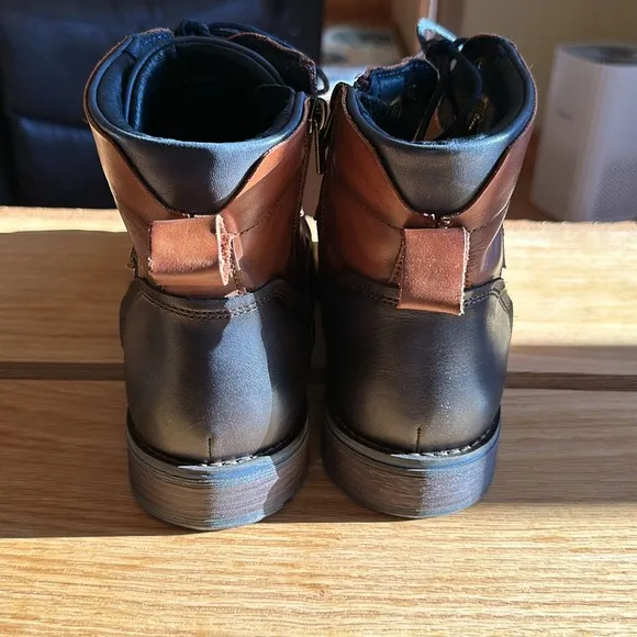 - Pikolinos York M2M brown leather lace up boots ankle boots size 46 or …