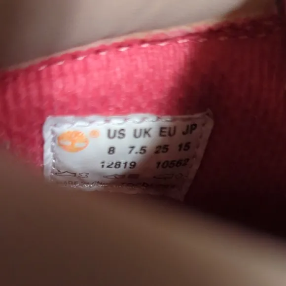 🩷 Timberland Kids Pink Boots | Toddler 8