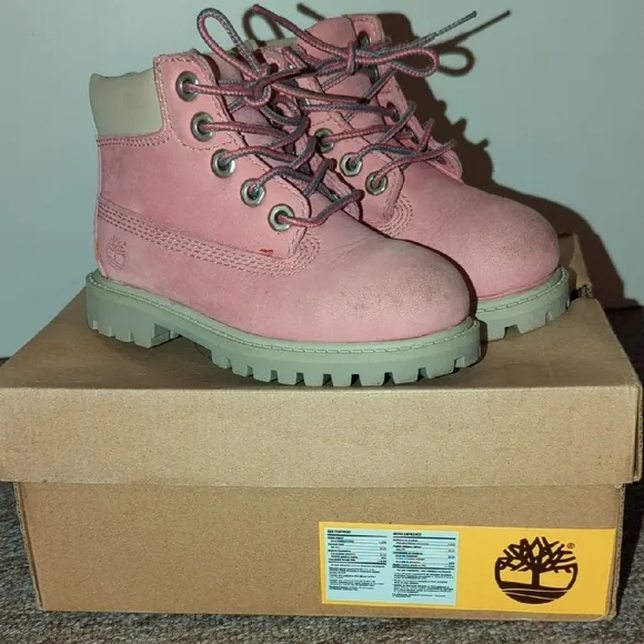 🩷 Timberland Kids Pink Boots | Toddler 8
