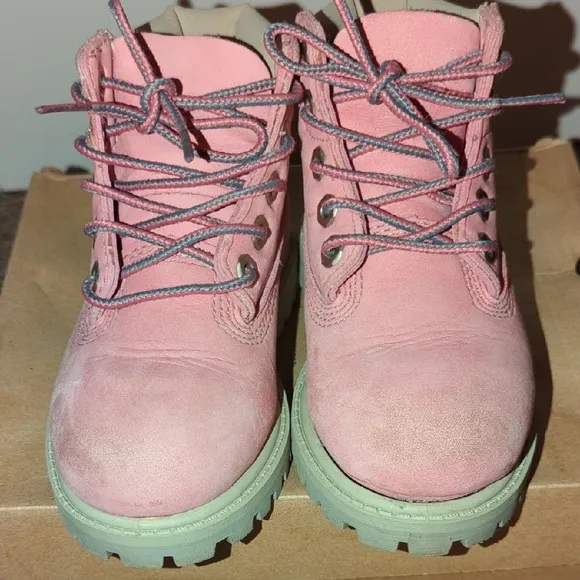 🩷 Timberland Kids Pink Boots | Toddler 8