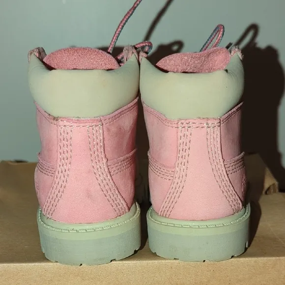 🩷 Timberland Kids Pink Boots | Toddler 8