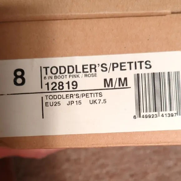 🩷 Timberland Kids Pink Boots | Toddler 8