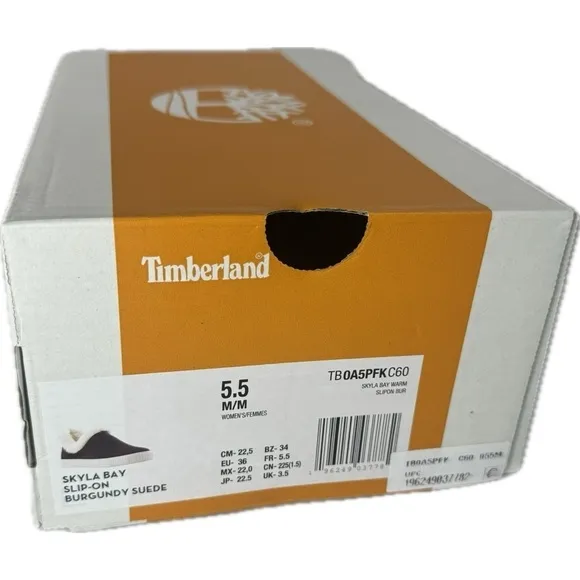 🆕 Timberland - Skyla Bay Faux Fur Lined Leather Sneaker Size 5.5