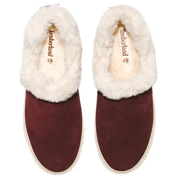 🆕 Timberland - Skyla Bay Faux Fur Lined Leather Sneaker Size 5.5