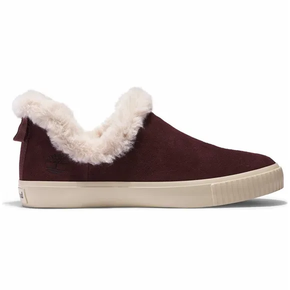 🆕 Timberland - Skyla Bay Faux Fur Lined Leather Sneaker Size 5.5
