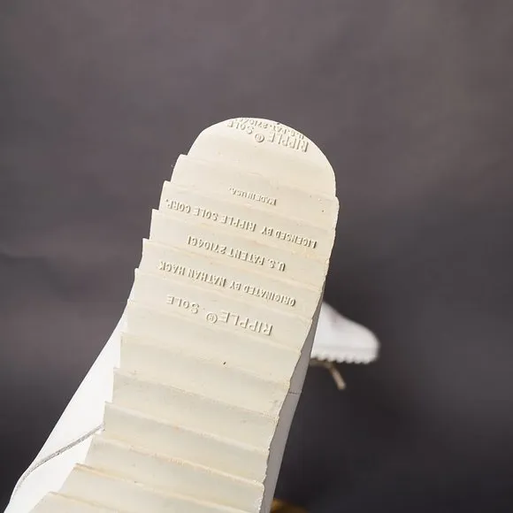 1960s Charmtone White Mod Nursing Shoes Sneakers