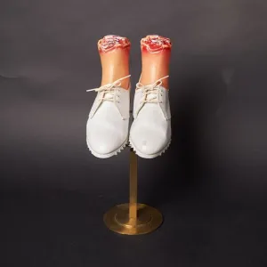 1960s Charmtone White Mod Nursing Shoes Sneakers