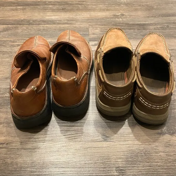 2 pairs of Mens Size 9 Slip on Shoes