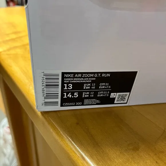 2021 Air Zoom GT Run 'Carbon Green' SZ:13