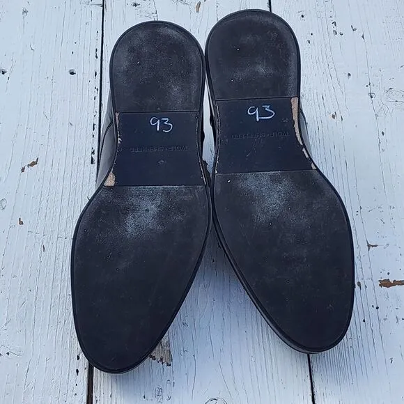 $295 Wolf &amp; Shepherd Men's Black Closer Oxford Luxury Dress Shoes US 10.5 EU 44
