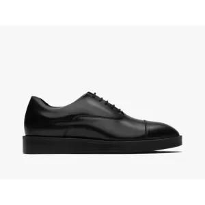 $295 Wolf &amp; Shepherd Men's Black Closer Oxford Luxury Dress Shoes US 10.5 EU 44