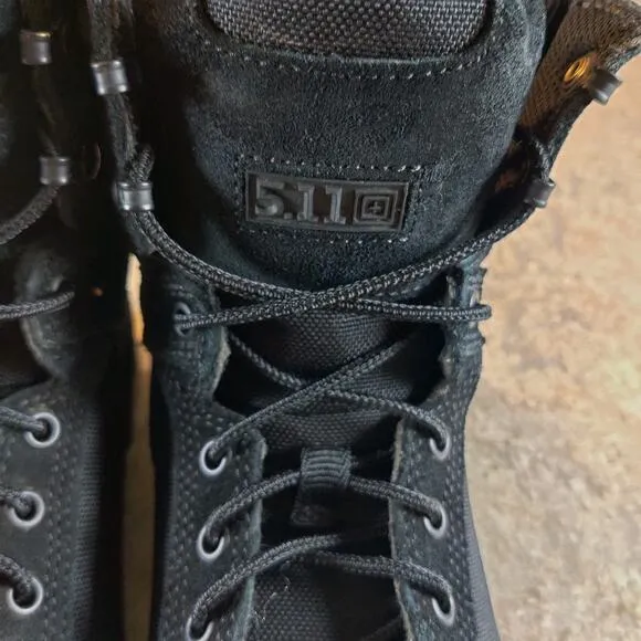 511 Tactical Shoes Pursuit Advance 2.0 Mens 6.5 / Women's 8.0 Black Gum Sole