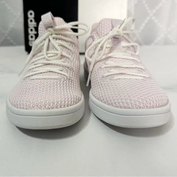 543. Adidas CF ADV Adapt Womens 7 Pink Mesh Sneakers Tennis Shoes DB0266
