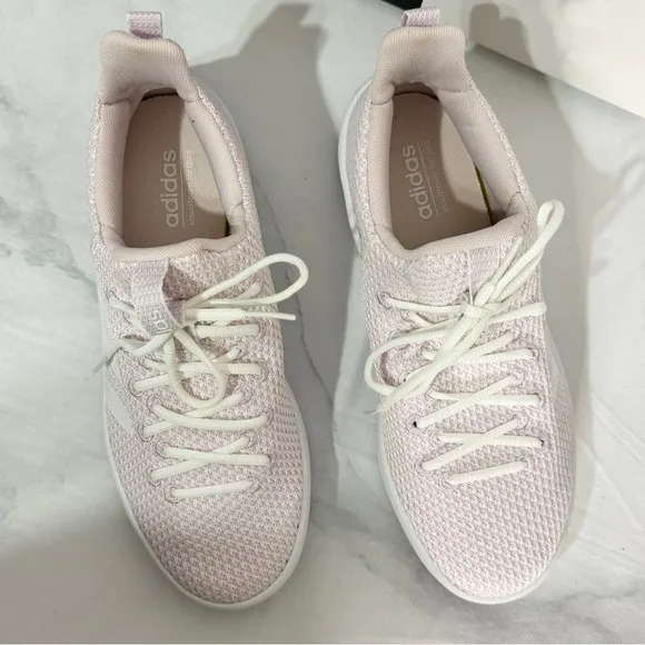 543. Adidas CF ADV Adapt Womens 7 Pink Mesh Sneakers Tennis Shoes DB0266
