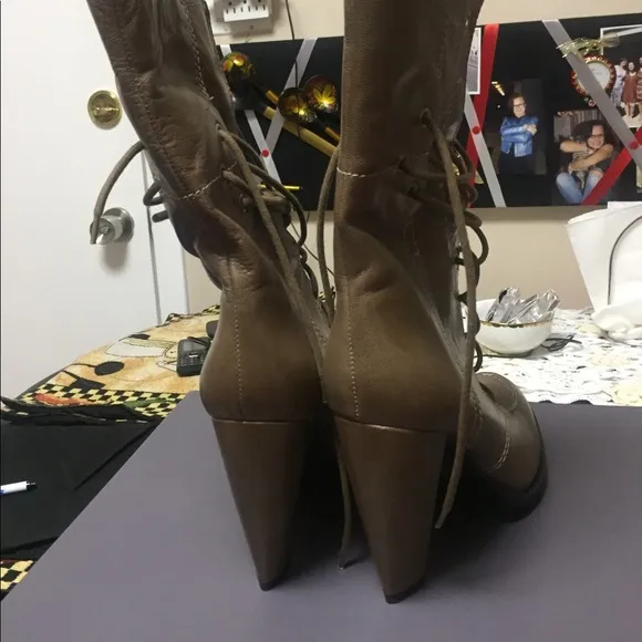 7 for all mankind 4' heels boots, size 8.5