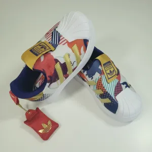 8K Adidas Superstar 360 GZ7348 Unisex Kids Toddler Multi Slip On Shoes Sneakers