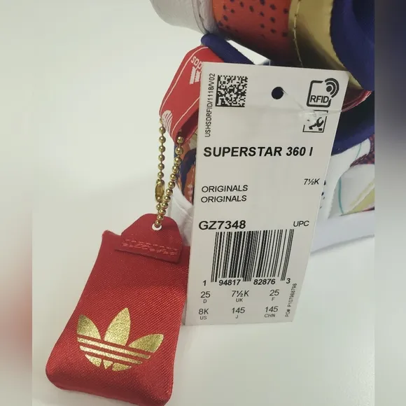 8K Adidas Superstar 360 GZ7348 Unisex Kids Toddler Multi Slip On Shoes Sneakers
