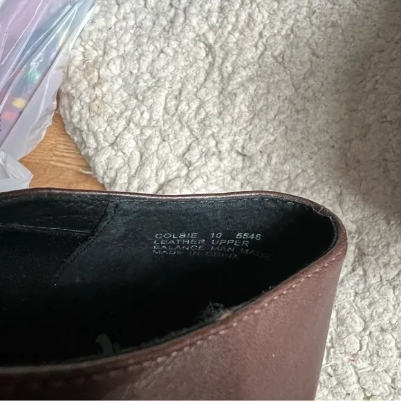 Abeo On Trend Women's COLBIE Brown Leather Slip-On Orthopedic Clogs Size 10