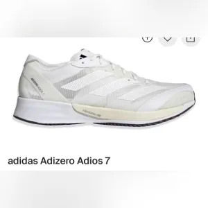 Adidas Adizero Adios 7 Running Shoes / Sneakers White / Ivory GY2588 Men' 10 🔥