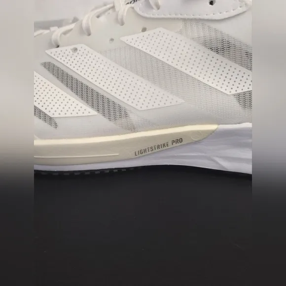 Adidas Adizero Adios 7 Running Shoes / Sneakers White / Ivory GY2588 Men' 10 🔥