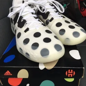 Adidas Boost Harden Volume Vol 5 Futurenatura Polka Dot Sneakers Shoes 11 Men’s