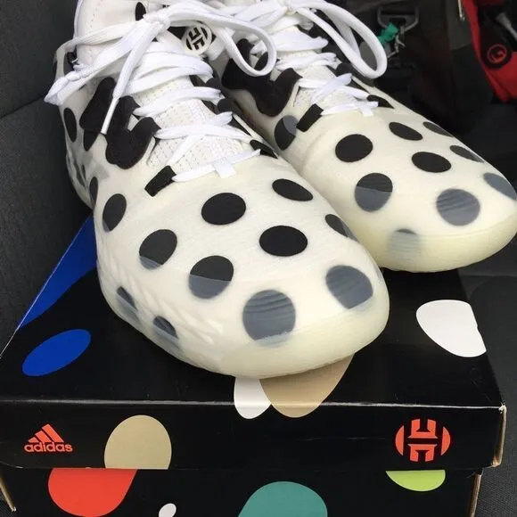 Adidas Boost Harden Volume Vol 5 Futurenatura Polka Dot Sneakers Shoes 11 Men’s