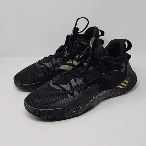 Adidas Harden Stepback 3 Black Gold Men's Basketball Shoes AGY8631 Size 14