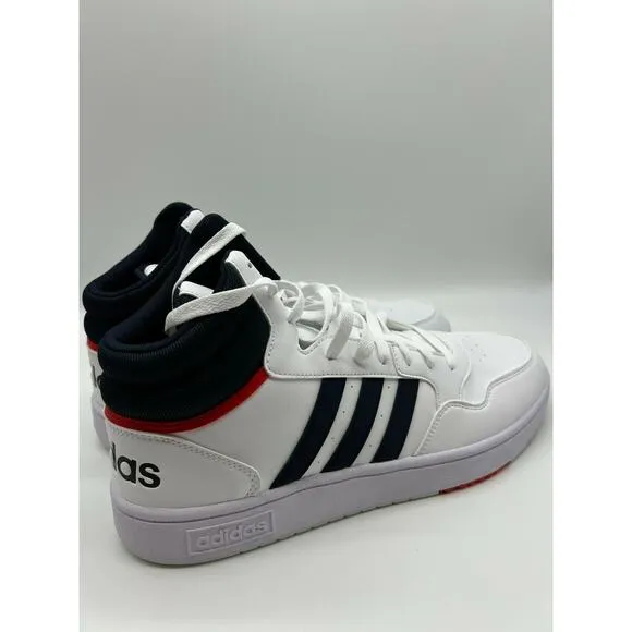 Adidas Hoops 3.0 Mid Classic Vintage Men's Cloud White Shoes Size 12 NIB