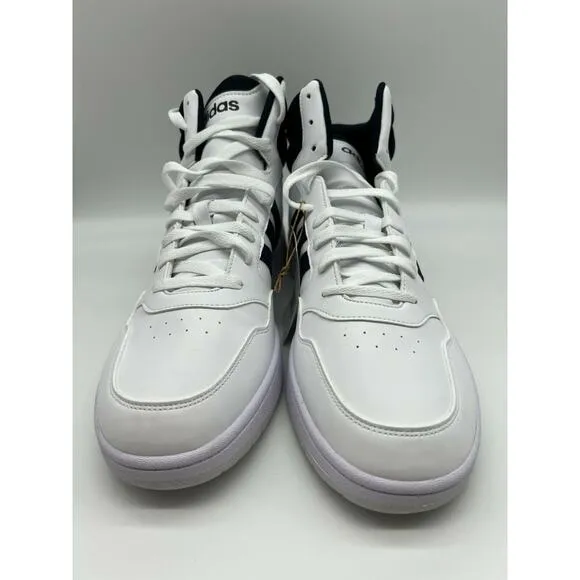 Adidas Hoops 3.0 Mid Classic Vintage Men's Cloud White Shoes Size 12 NIB