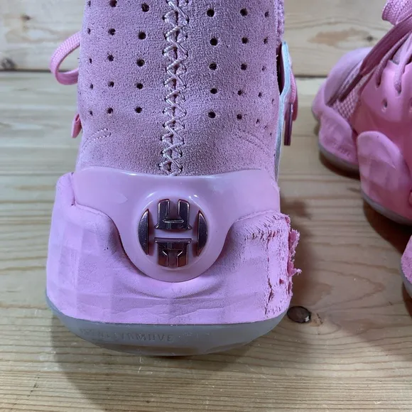 Adidas James Harden Vol. 4 Pink Lemonade Basketball Shoes Men’s 10 Suede F97188