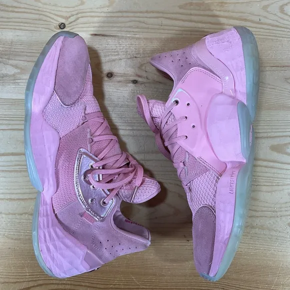 Adidas James Harden Vol. 4 Pink Lemonade Basketball Shoes Men’s 10 Suede F97188