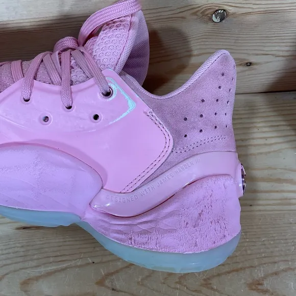 Adidas James Harden Vol. 4 Pink Lemonade Basketball Shoes Men’s 10 Suede F97188