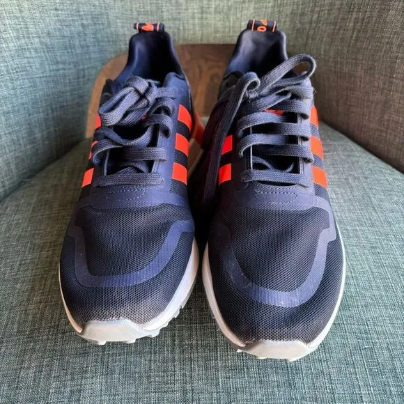 adidas Men’s Multix Shoes Sneakers Navy orange size 9 excellent used condition!