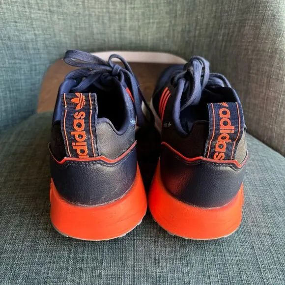 adidas Men’s Multix Shoes Sneakers Navy orange size 9 excellent used condition!