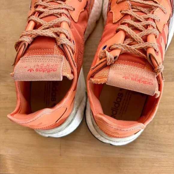 Adidas Nite Jogger Orange Size Men's 13 Athletic Sneakers Shoes EF5404