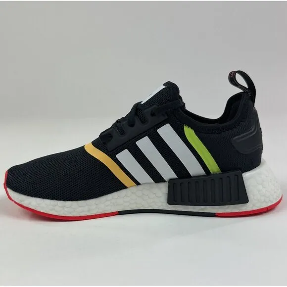 Adidas Originals NMD R1 Junior Kids Unisex GS Black White Low Camo Shoes GZ2100