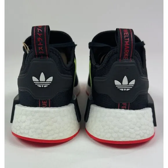 Adidas Originals NMD R1 Junior Kids Unisex GS Black White Low Camo Shoes GZ2100