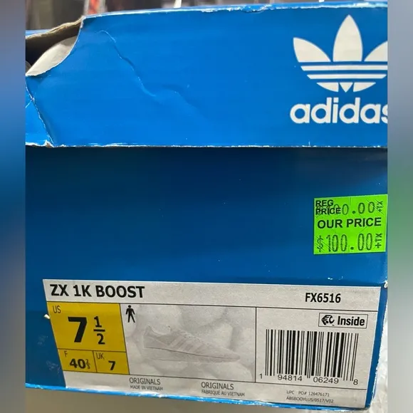 Adidas Originals ZX 1K Boost Sneakers