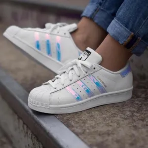 Adidas Originas Superstar J Hologram Iridescent