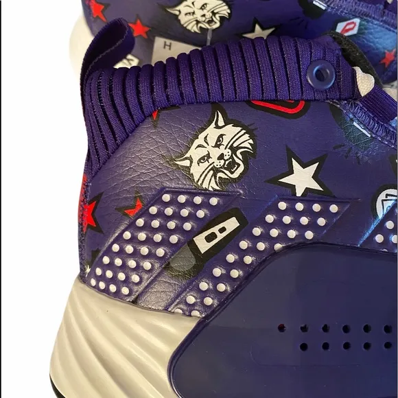 Adidas Rare Dame 5 Purple Basketball Shoe - Size 9
