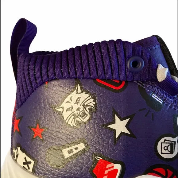 Adidas Rare Dame 5 Purple Basketball Shoe - Size 9
